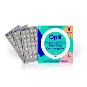 Opill Contraceptive Tablets 0.075mg 3/Pk