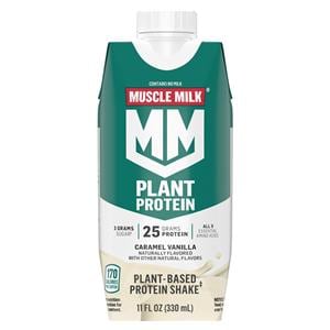 Muscle Milk Drink Protein Shake Caramel Vanilla Tetra Pack 12/Ca