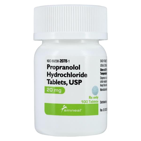 Propranolol HCl 20mg 100/Bt