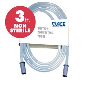 Suction Tubing 3 Feet Disposable 50/Ca