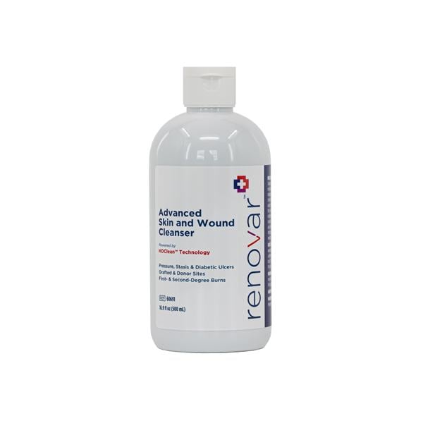 Renovar Wound Cleansing Solution Hypochlorous Acd/Sod Cl NS 16.9oz Clr LF