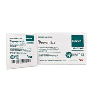 Prevantics Device Swab 70% IUPCA / 3.15% CHG 1.2mL 150/Bx