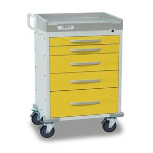 Detecto Cart Cart New 5 Drawer Keyed Central Lock