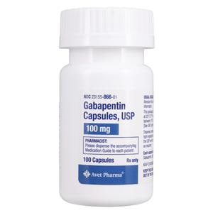 Gabapentin Capsules 100mg Bottle 100/Bottle Each