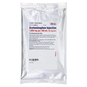 Acetaminophen Injection 10mg/mL Bag 100mL 10/Package