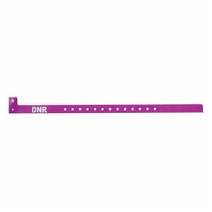 Sentry Superband Alert Wristband Poly Purple Adult 500/Bx