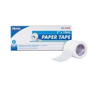 Dukal Surgical Tape Paper 2"x10yd White Non-Sterile 6/Bx