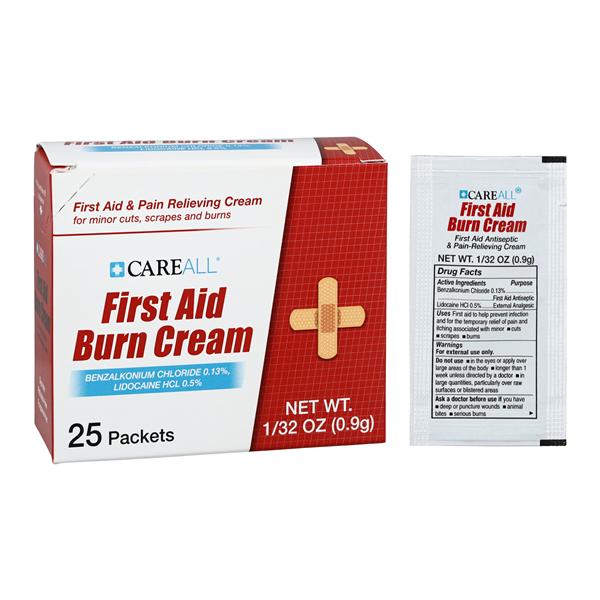 First Aid Cream 0.9gm Foil Pack 25/Pk