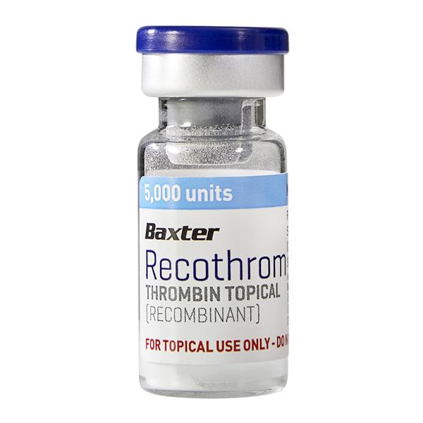 Recothrom Thrombin Topical Topical Solution 5,000IU Recombinant Vial Each