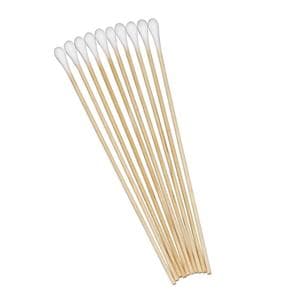 SafeBasics Cotton Tipped Applicator 6 in Wood Shaft Sterile 200/BX, 10 BX/CA