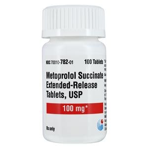 Metoprolol Succinate ER 100mg 100/Bt