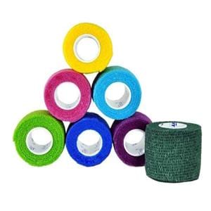 Co-Ease Cohesive Bandage Elastic 1"x5yd Assorted Non-Sterile 60/Bx