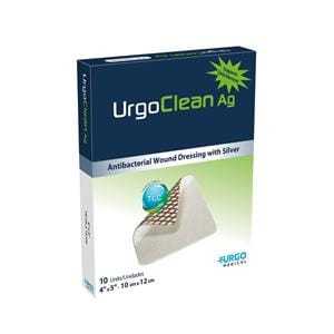 UrgoClean AG Silver Sulfate Wound Dressing 4x5" Sterile LF