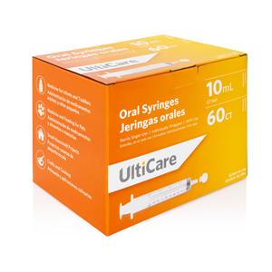 UltiCare Oral Medication Syringe Polypropylene Plastic Clear