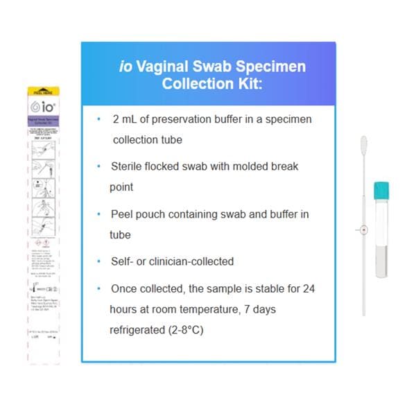 Binx Health io Urn Spec Sample Collection Kit f/ Binx Hlth io CT/NG Asy 50/Bx