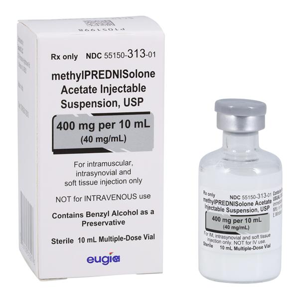 Methylprednisolone Acetate Injection 40mg/mL MDV 10mL Each