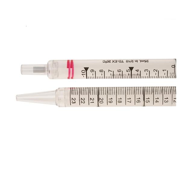 Serological Pipet Polystyrene 25mL Clear/ Red Sterile 200/Ca