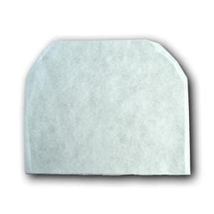 Headrest Cover 12 in x 10 in Polypropylene White Disposable 10/BG