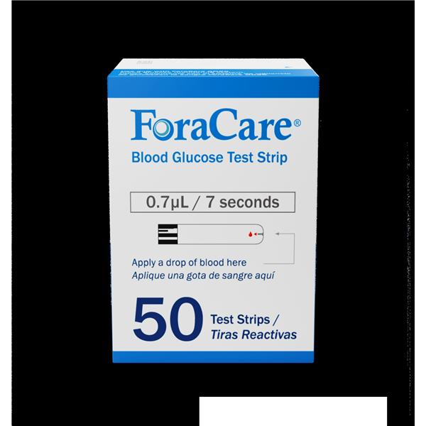 ForaCare Blood Glucose Strip 50/Bx