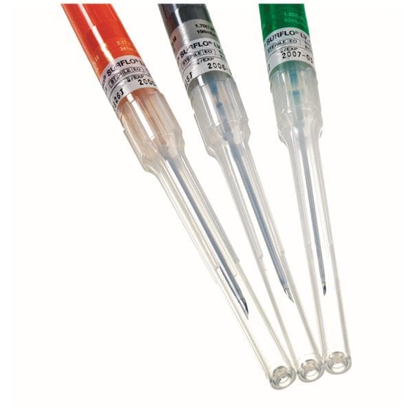 Surflo IV Catheter 20 Gauge 1" Ea