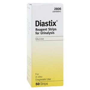 Diastix Glucose Urinalysis Test Strip 50/Bt, 24 BT/CA