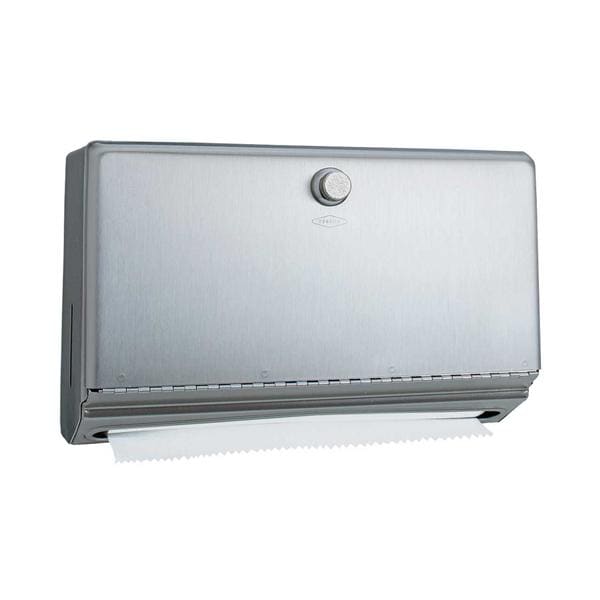 Paper Towel Dispenser Satin Finish Stainless Steel Ea