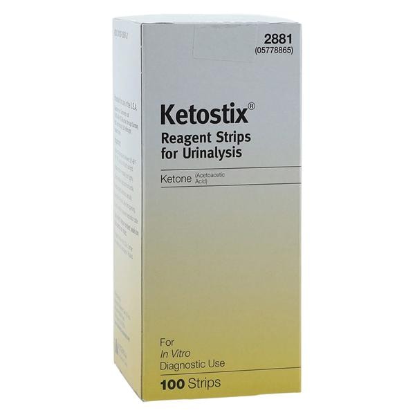 Ketostix Xylene Urinalysis Test Strip 100/Bt, 12 BT/CA