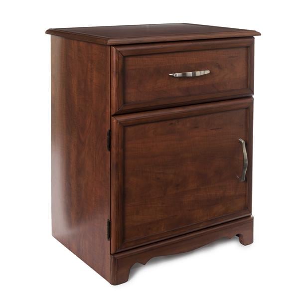 Hamilton Collection Nightstand Bedside Cabinet 1Dr/1Drwr 1Lk/2 Keys Chry Ea