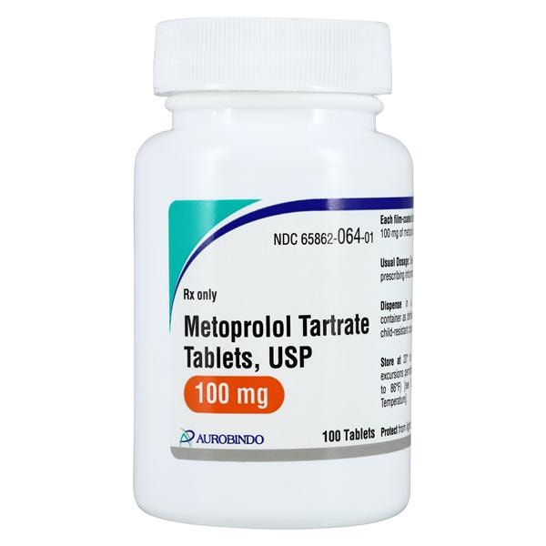 Metoprolol Tartrate 100mg 100/Bt