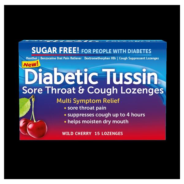 Diabetic Tussin Sugar Free Regular Cherry 15/Bx, 36 BX/CA