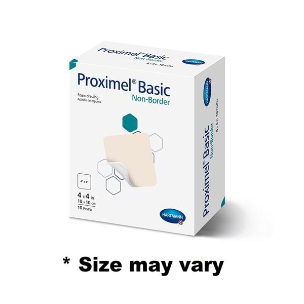 Proximel Basic Foam Non-Border Dressing 8x8" Sterile Square Non-Adhesive Wt/Tn