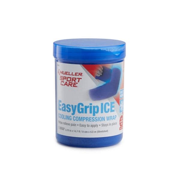 EasyGrip ICE Compression Wrap 84% PP/16% Elstn 14.7x3.15" Blu NS Ea