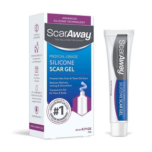 ScarAway Silicone Scar Gel Tube 20gm Ea