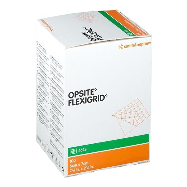 Opsite Flexigrid Film Transparent Dressing 2-3/8x2-3/4" Sterile Rectangle Adhs