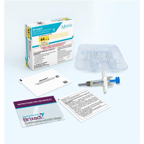 Brixadi Subcutaneous Injection 64mg Monthly Prefilled Syringe 0.18mL Each