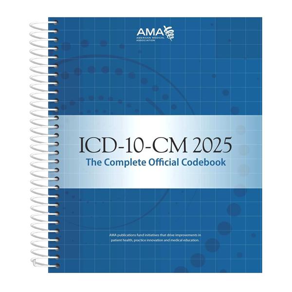 2025 ICD-10-CM 2025 Coding Book Ea