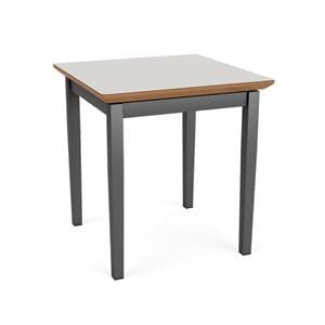 Amherst Steel End Table High Pressure Laminate Folkstone Gray Ea