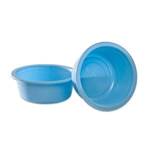 Solution Bowl Round Polypropylene Blue 16oz