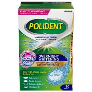 Polident Denture Cleanser 90/Bx