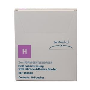 ZeniFOAM GENTLE BORDER PU Fm Border Dressing 5x7 Strl Hl NAdhr Slcn Adh Tn Abs