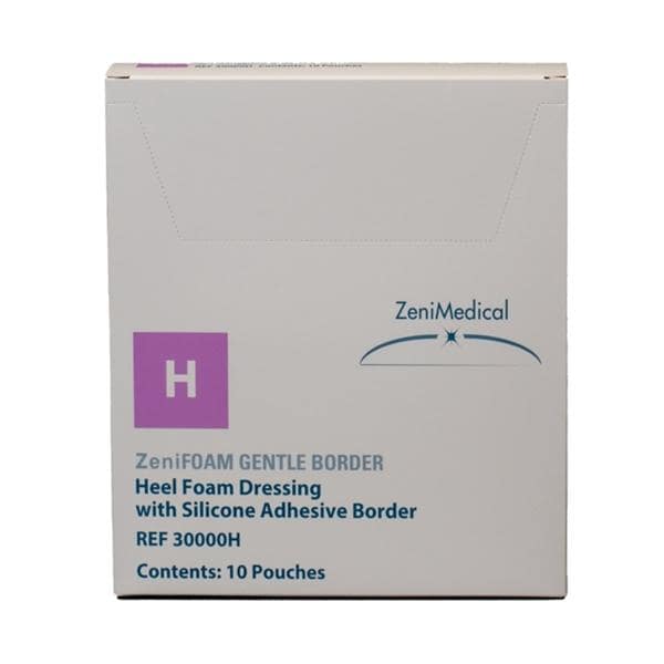 ZeniFOAM GENTLE BORDER PU Fm Border Dressing 5x7 Strl Hl NAdhr Slcn Adh Tn Abs