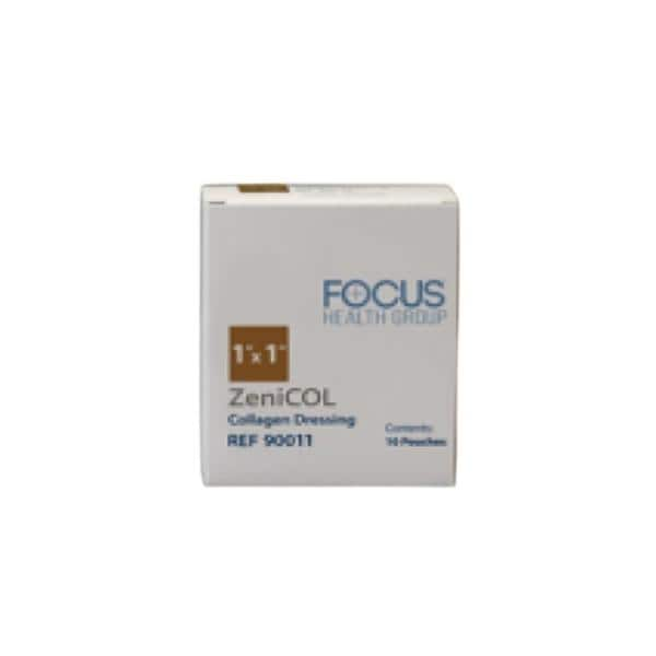 ZeniCOL Collagen Wound Dressing 1x1" Sterile Square Non-Adherent Hi Abs