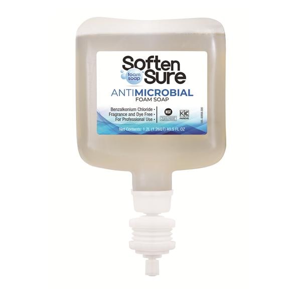 SoftenSure Antimicrobial Foam Hand Soap 1.2L Cartridge Refill Fragrance Free Ea