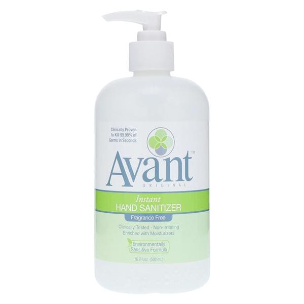 Avant Gel Sanitizer 16.9 oz Fragrance Free Ea, 12 EA/CA