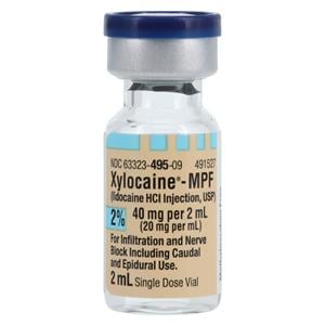 Xylocaine MPF Injection 2% Preservative Free SDV 2mL 25/Package