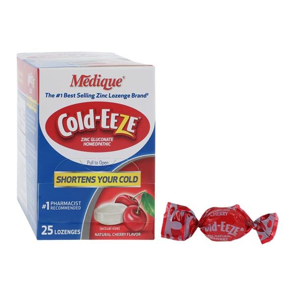 Cold-Eeze Cough/Cold Lozenges Cherry 25/Bx