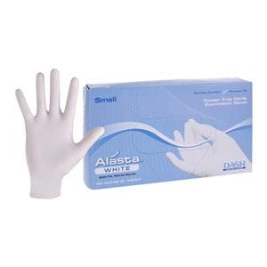 Alasta White Nitrile Exam Gloves Small White Non-Sterile, 10 BX/CA