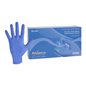 Alasta Soft Fit Nitrile Exam Gloves Small Blue Non-Sterile, 10 BX/CA