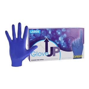 GloveUp Nitrile Exam Gloves Large Blue Non-Sterile, 10 BX/CA