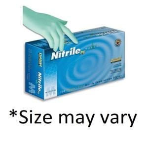 Nitrile PF Nitrile Exam Gloves Medium Green Non-Sterile